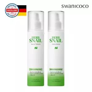 [스와니코코] 허브 달팽이 스킨 120ml + 허브 달팽이 에멀젼 120ml