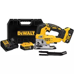 DEWALT 디월트정품 20V MAX 충전 직쏘 DCS334P2 BL 5.0Ah 배터리 세트