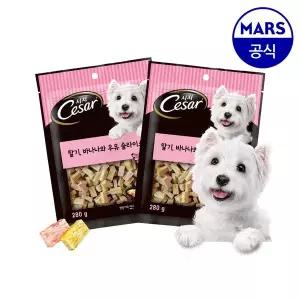 [시저] 프리미엄 간식 딸기바나나 280g 2개 세트