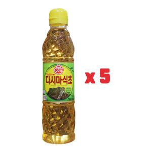 오뚜기 다시마식초 500ML 5개