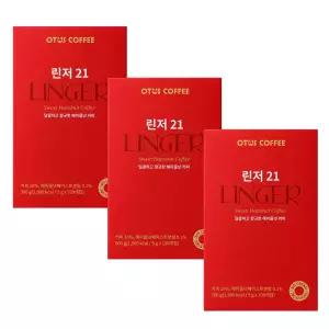 린저21 헤이즐넛 노프림 100T X 3개 헤이즐럿 블랙커피