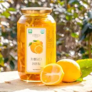 [마을기업싸리재]유기농 레몬청 950g 제주 레몬 수제차 과일청