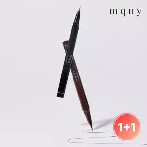 맥퀸뉴욕 [1+1] MQNY 워터프루프 타투 펜 아이라이너 0.5g 2종 리퀴드 라이너 눈화장 점막아이라이너 붓펜