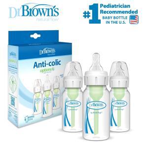 닥터브라운 젖병 pp 내로우넥 120ml / 250ml 3P options+