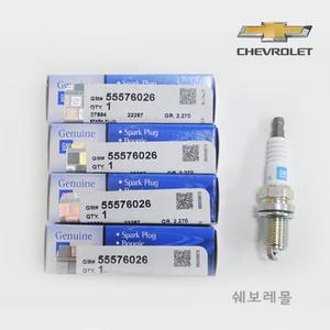 순정품 쉐보레 트랙스 1.4 터보 가솔린 점화플러그 4개 세트 55576026