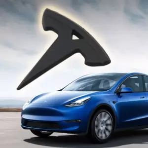 테슬라 핸들 트렁크 본넷 로고 엠블럼 커버 모델 MODEL Y 3 검정 빨강