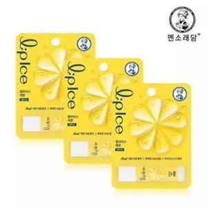 [멘소래담][멘소래담]멘소래담 립아이스 립밤 레몬 KKKIM 3.5g x3개