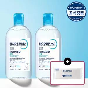 [바이오더마] 수분충전 클렌징워터/ 하이드라비오 H2O 500ml x2 (정가 54,000원)