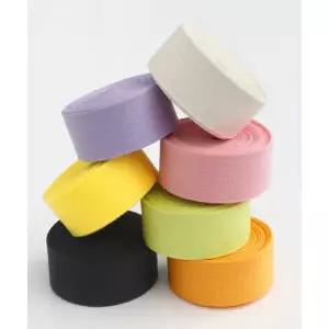 패션스타트 25mm  60수 부들부들 면 웨이빙끈 스트랩 7컬러 자수네임택 가방끈 에코백 크로스백