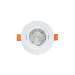 효승 3인치 LED 회전 슬림 매입등 COB타입 4W 주백색 각도조절 카페 매장 할로겐 직회전