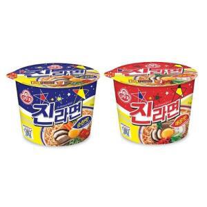 큰컵라면 진라면 매운맛12개+순한맛12개 110g 24개