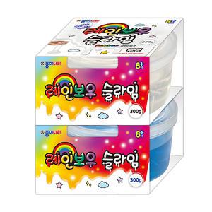 종이나라 7000 레인보우 슬라임 300g 촉감놀이 액체괴물