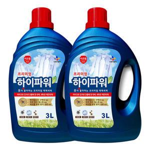 CJ프레시웨이 이츠웰프리미엄 하이파워 3L *2 개 액체세제 6리터 세탁세제