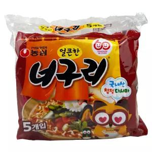 농심 얼큰한 너구리 봉지라면 120g 5개입 8팩 멀티팩