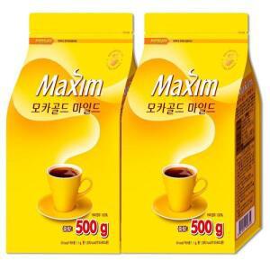 맥심 모카골드 리필커피 500g x 2개