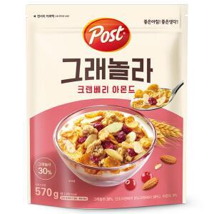 포스트 그래놀라 크랜베리 아몬드 570g 시리얼