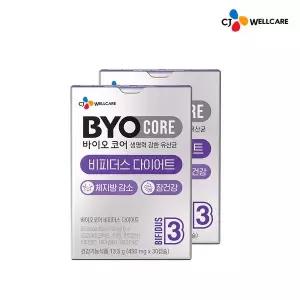 [CJ웰케어]바이오코어 비피더스 다이어트 유산균 30캡슐 x 2개(2개월분)