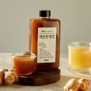 [마을기업싸리재]싸리재 수제 생강차 [개운한 생강 600ml] 액상 생강청