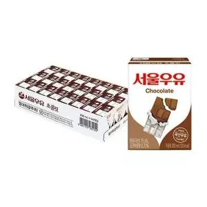 서울우유 멸균우유 초코 200ml x 24팩