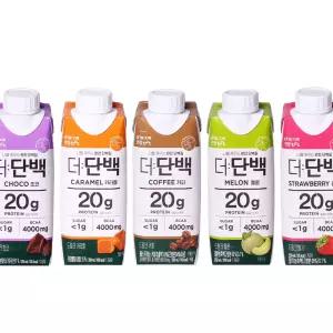 빙그레 더단백 5종 9+9 골라담기 250ml 18개 멜론 딸기 커피 카라멜 초코 단백질 프로틴 음료