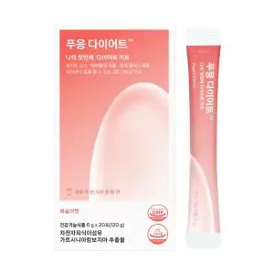 닥터블릿 푸응 다이어트 가르시니아 차전자피 복숭아맛 20포, 1박스