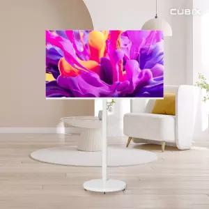 무빙큐빅스 삼탠바이미 32인치 QLED FHD TV 화이트에디션 구글 스마트티비 스탠바이미 중소바이미 삼텐바이미 X1