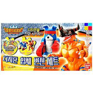 디지몬 세이버즈 디지몬 합체 변신세트 - 가오가몬 + 라이즈 그레이몬