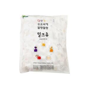 밀크츄 캔디 다섯가지맛 1000g 1개 밀크츄캔디 옥수수맛 딸기맛 메론맛 타로맛 코코넛맛 우유사탕