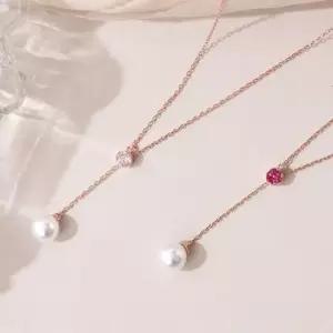비올라 진주 목걸이 8mm) NA0410