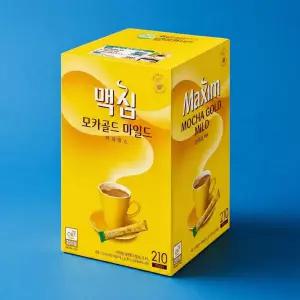 동서식품 대용량 믹스커피 맥심 모카골드 마일드 커피믹스 210 스틱
