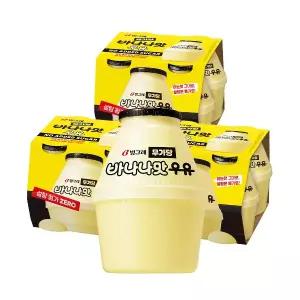 빙그레 무가당 바나나맛 단지우유 240ml 12개