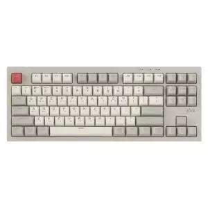 지클릭커 OFFICEPRO WK50 사일런스 M RGB 무소음 방수 무선 블루투스 87 Retro Cappuccino