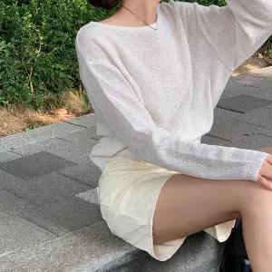 [코코블랑] 에이브 부클 린넨 니트