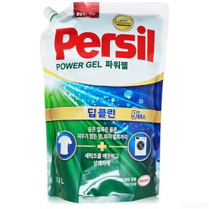 퍼실 딥클린 파워젤 액체세탁세제 겸용 리필 1.5L 1개