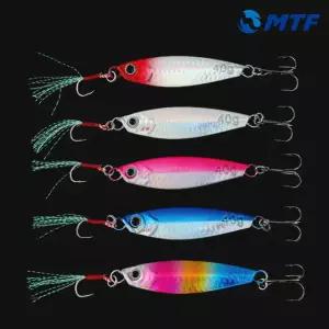 MTF 막 물어 프리즘 메탈지그 어시스트훅 트레블훅 세트 20g 30g 40g 고등어 풀치 삼치