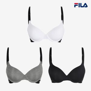 [휠라 언더웨어] 아웃핏 모노 밴드 포인트 와이어 브라 3종 택 (FI4BAG3443F_3SKU)