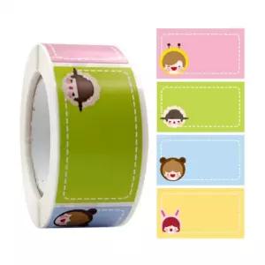 아이 캐릭터 네임 스티커 250pcs 라벨지 정리/팬시/남아/여아/데코/생일/감사/선물/잔치/어린이날/입학
