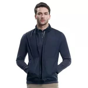 김영주스포츠 엑티베스트 남성 간절기 메쉬 초경량 등산 아우터 바람막이 조끼(M6SV03)