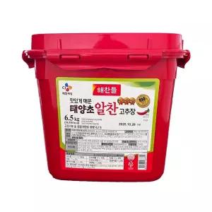 해찬들 태양초 알찬고추장6.5K 1개