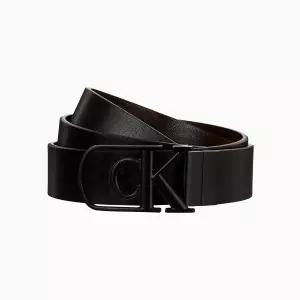 [CK ACC] 남성 cK 커브드 모노그램 로고 버클 32mm 벨트 4D7021G YG1