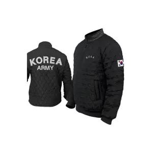 검정 ROKA 불박 퀄팅 발열 기모 로카 깔깔이 (차이나) 군용 방상 방한 내피
