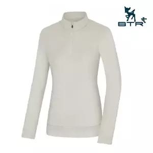 [BTR]BTR  골프 겨울 여성 기모 반집업 티셔츠