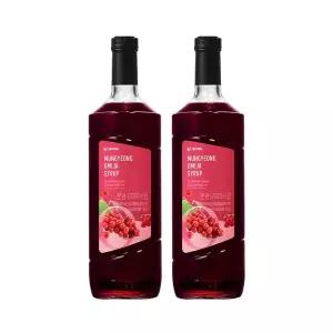 메가커피 네이쳐티 문경 오미자 시럽 1L 2개세트