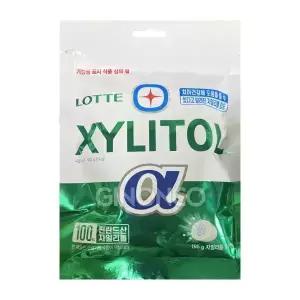 롯데 자일리톨 알파 오리지널 리필 195g 대용량 껌 간식 수능 금연 졸음 방지