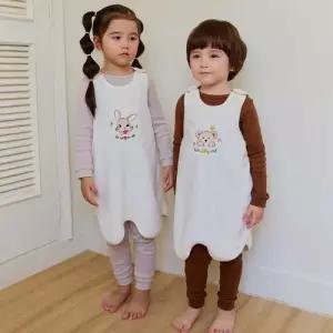 토끼곰 벨로아 수면조끼