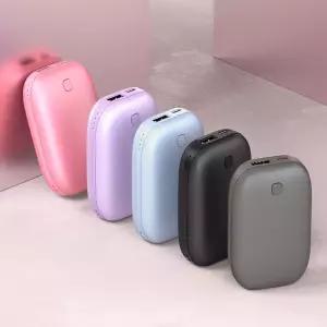 스피디 충전식 손난로 보조배터리 5,200mAh 양면발열 3단조절 파우치 포함