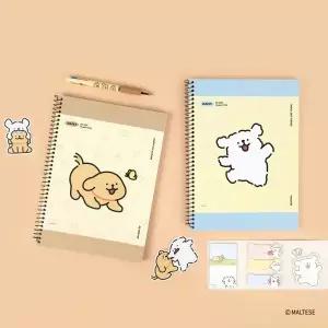 카카오프렌즈 몰티즈 B5 스프링 노트 무지 내지 연습장
