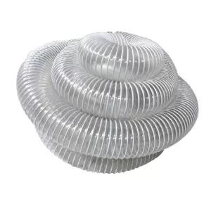 플렉시블 호스 pvc 200mm 300mm 내경 자바라 투명 주름관