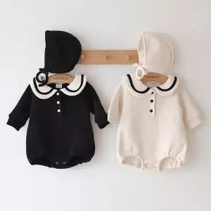 미미 보넷 기모 슈트 / 아기옷 신생아옷 바디슈트 바디수트