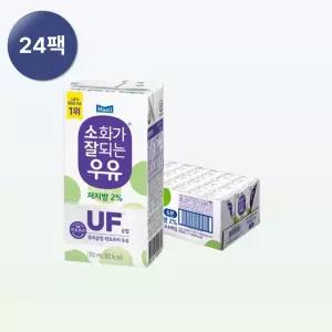 매일유업 소화가 잘되는 우유(락토프리) 저지방 멸균 190ml 24팩